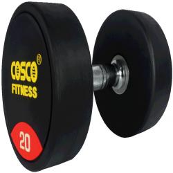 What is Cosco Rubberised Round Dumbbells 20Kgs. low price India